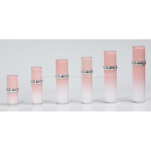 Factory Supply Straight Round Acrylic Bottles